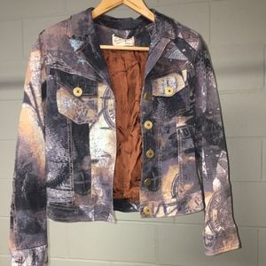 Jean Jacket With Patterns